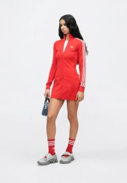 Adidas Originals DRESS - Robe De Jour - Better Scarlet/white -ASOS 9de28394bfa14eb1b0128e58412e092a