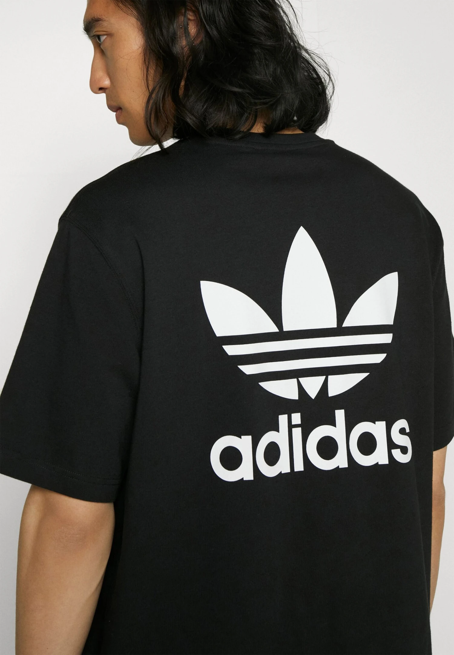 Adidas Originals Trefoil Tee Unisex - T-Shirt Imprimé - Black/White 8 Adidas Originals Trefoil Tee Unisex - T-Shirt Imprimé - Black/White – Image 8