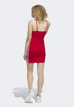 Adidas Originals Adicolor Classics Tight Summer - Robe Fourreau - Better Scarlet