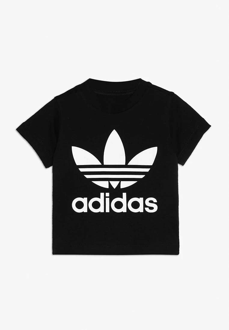 Adidas Originals Short Sleeve - T-Shirt Imprimé - Black/White 1 Adidas Originals Short Sleeve - T-Shirt Imprimé - Black/White
