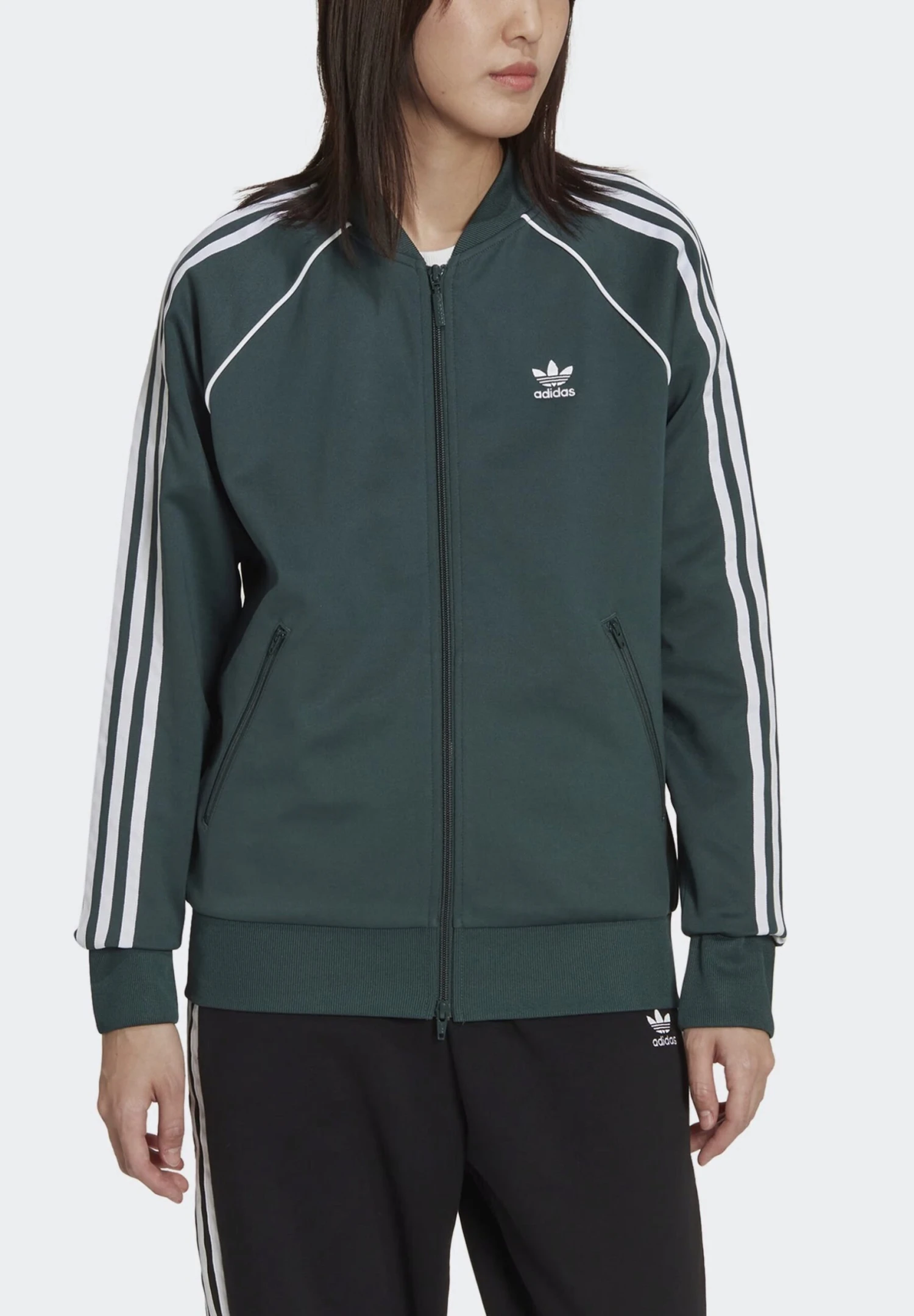 Adidas Originals Superstar Tracktop - Blouson Bomber - Mineral Green 6 Adidas Originals Superstar Tracktop - Blouson Bomber - Mineral Green – Image 6