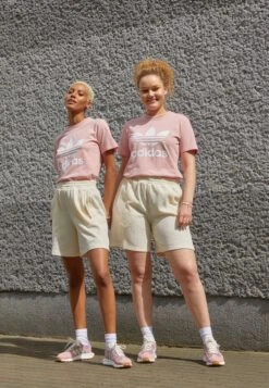 Adidas Originals Trefoil Tee - T-Shirt Imprimé - Light Pink