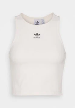 Adidas Originals Essentials Rib Tank Top - Débardeur - White -ASOS a1e9b8becef441939068a759cb35ee0a