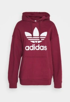 Adidas Originals Trefoil - Sweat À Capuche - Shadow Red -ASOS a2189f1d309c438491beb6c31fd3f854