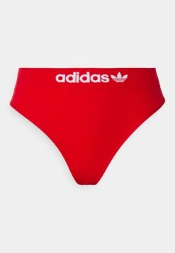 Adidas Originals Thong 2 Pack - String - Black/Vivid Red -ASOS a2a9bd60de4d43819409598027ddfd5f
