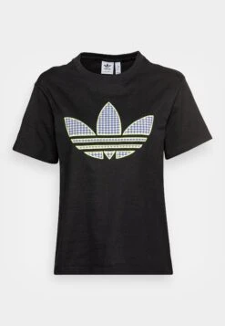 Adidas Originals Trefoil Tee - T-Shirt Imprimé - Black -ASOS a2b156c7f47a414f8baecb6ad86fdaf9