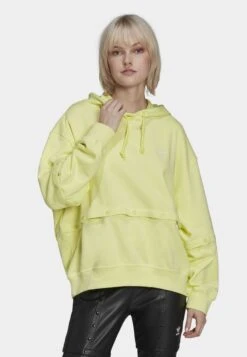 Adidas Originals Always Snap Button - Sweat À Capuche - Pulse Yellow