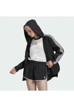 Adidas Originals Windbreaker Adicolor Originals Loose - Blouson Bomber - Black -ASOS a2ec0891227e40698efaface30e72a32