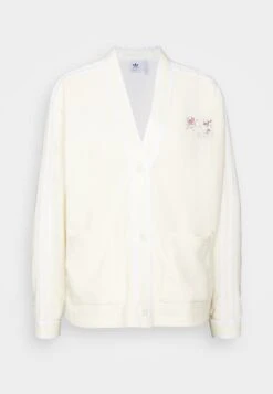 Adidas Originals Cardigan - Sweat Zippé - Cream White -ASOS a3cc2040d5bb4d539a770d883ab98118