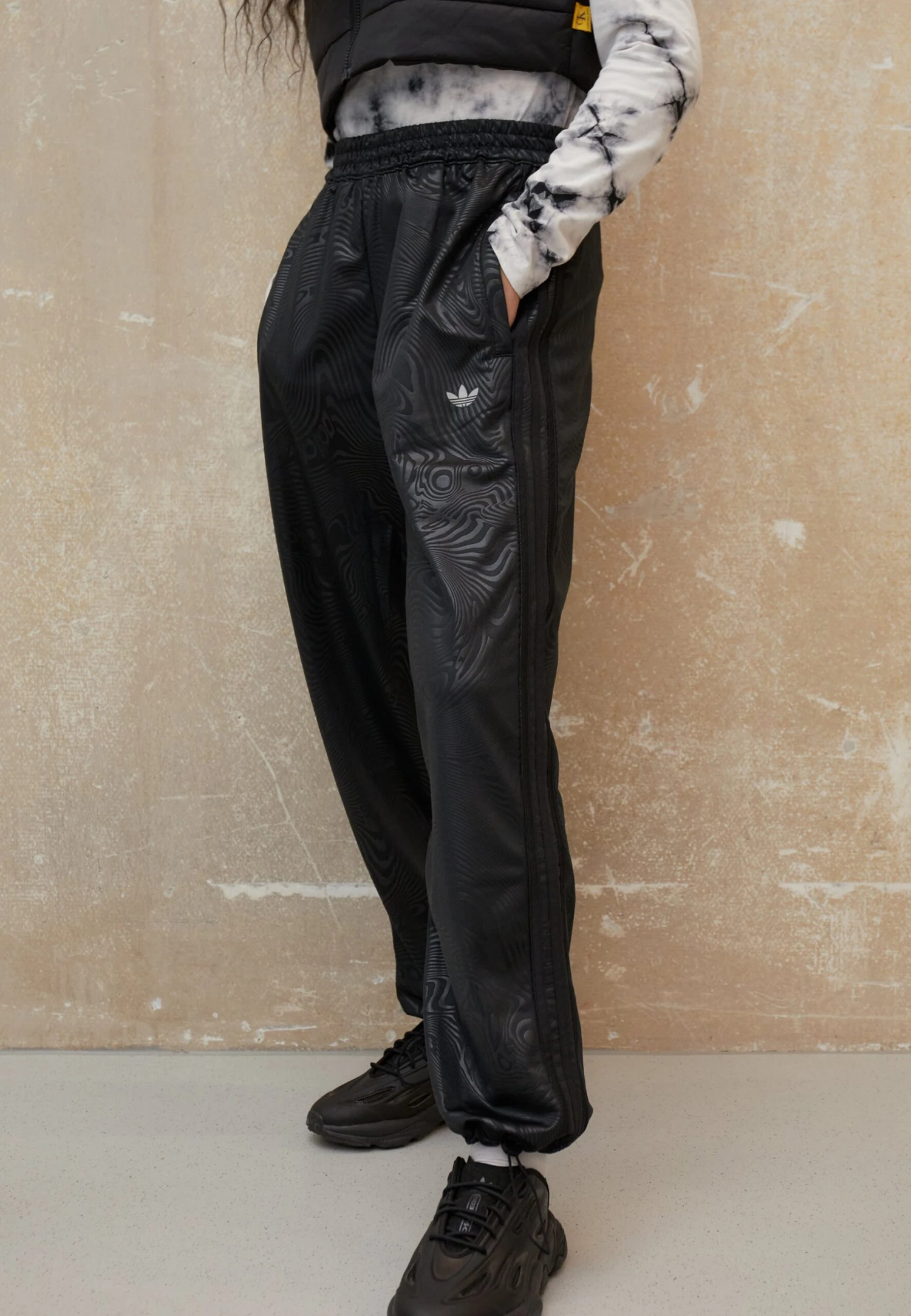 Adidas Originals Marble Firebird Track Pant - Pantalon De Survêtement - Black 1 Adidas Originals Marble Firebird Track Pant - Pantalon De Survêtement - Black