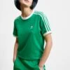 Adidas Originals 3 Stripes Tee - T-Shirt Imprimé - Green