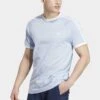 Adidas Originals 3 Stripes Tee Unisex - T-Shirt Imprimé - Blue Dawn