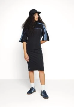 Adidas Originals Cutline Fitted Dress - Robe En Jersey - Black 12 Adidas Originals Cutline Fitted Dress - Robe En Jersey - Black -ASOS a598a7249be246f1b68854cfc2b08849