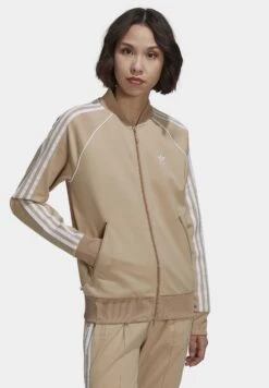 Adidas Originals Superstar Tracktop - Blouson Bomber - Beige
