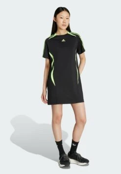 Adidas Originals TEAMGEIST - Robe Pull - Black Signal Green