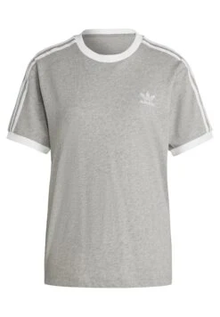 Adidas Originals T-Shirt Imprimé - Medium Grey Heather -ASOS a7adfc9a8544446e831b900856e9ed9e