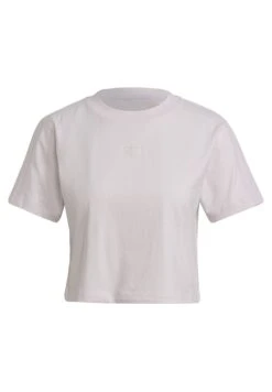 Adidas Originals Tennis Luxe Cropped Originals Crop - T-Shirt Imprimé - Pearl Amethyst -ASOS a8922ec377f64bf1b3f6e496d8839a30