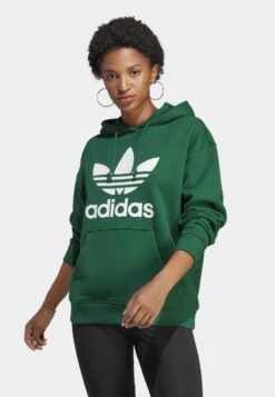 Adidas Originals Trefoil - Sweat À Capuche - Dark Green