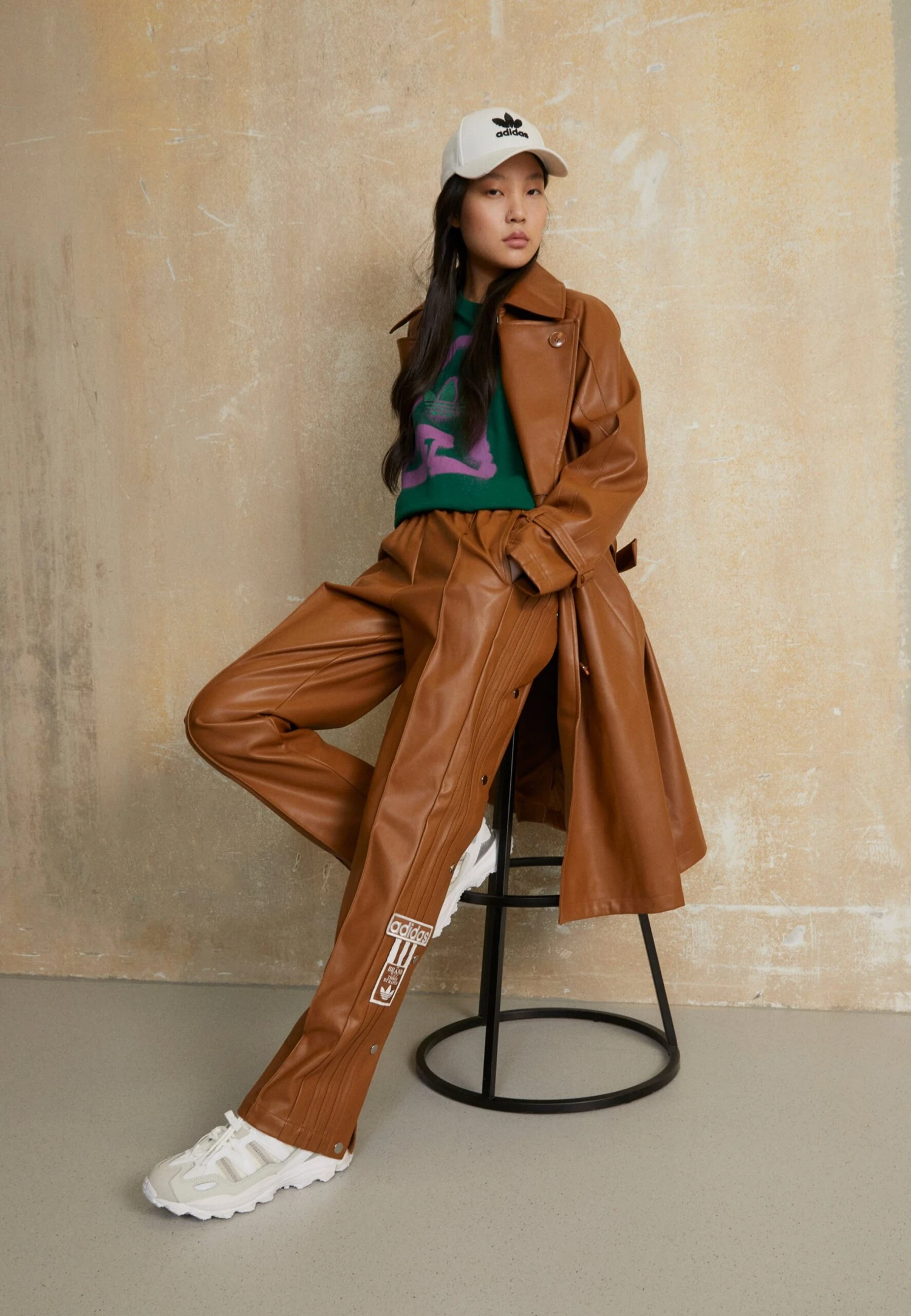 Adidas Originals Adibreak - Pantalon Classique - Wild Brown 2 Adidas Originals Adibreak - Pantalon Classique - Wild Brown – Image 2