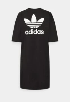 Adidas Originals Tee Dress - Robe En Jersey - Black -ASOS a9be3d28cd414906a847ac727550c6c4