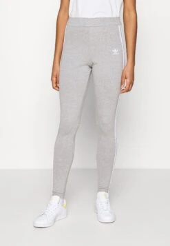 Adidas Originals Three Stripes Tight - Legging - Medium Grey Heather