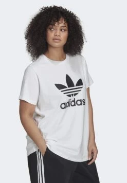 Adidas Originals Trefoil - T-Shirt Imprimé - White -ASOS aa88422c78c9478ca4adb527c64b88a5