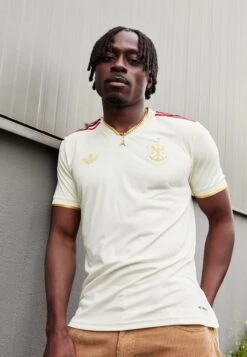 Adidas Originals CR FLAMENGO 25 THIRD JERSEY - T-shirt De Sport - Cream White