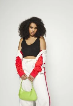 Adidas Originals Track - Veste De Survêtement - White/Vivid Red -ASOS ab4dc84f513f45ee9277a8405b9027d7