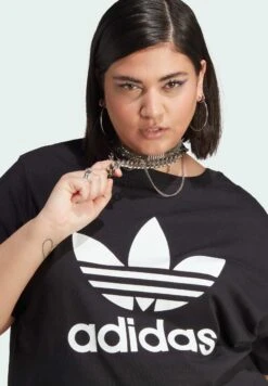 Adidas Originals Trefoil - T-Shirt Imprimé - Black -ASOS abf8066244f04ffaa02190e5c1ec93af