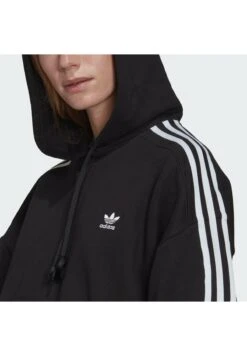 Adidas Originals Originals Adicolor Sweatshirt Hoodie Loose - Sweat À Capuche - Black -ASOS ad31e512f9a8459f81f8a46542910189