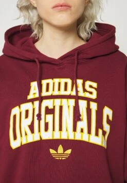 Adidas Originals Hoodie - Sweat À Capuche - Shadow Red -ASOS ad94ead91b8b4cf5a9a2b3102aab37fb