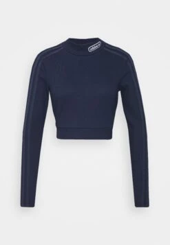 Adidas Originals Cropped - T-Shirt À Manches Longues - Legend Ink -ASOS ade3c18bb01f4054a7bb5a464ee56962