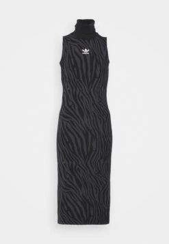 Adidas Originals Dress - Robe Fourreau - Carbon/Black -ASOS ae0227769ee8470abca50b3d1805fa09