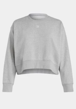 Adidas Originals Adicolor Essentials Crew - Sweatshirt - Medium Grey Heather -ASOS ae58a1b3cb044f6694e9007b544b5032