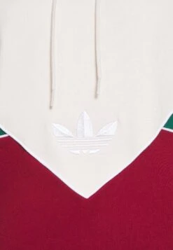 Adidas Originals Hoodie - Sweatshirt - Collegiate Green/Wonder White/Collegiate Burgundy -ASOS ae62f68d8a5f4d9480553ec85b4b1804