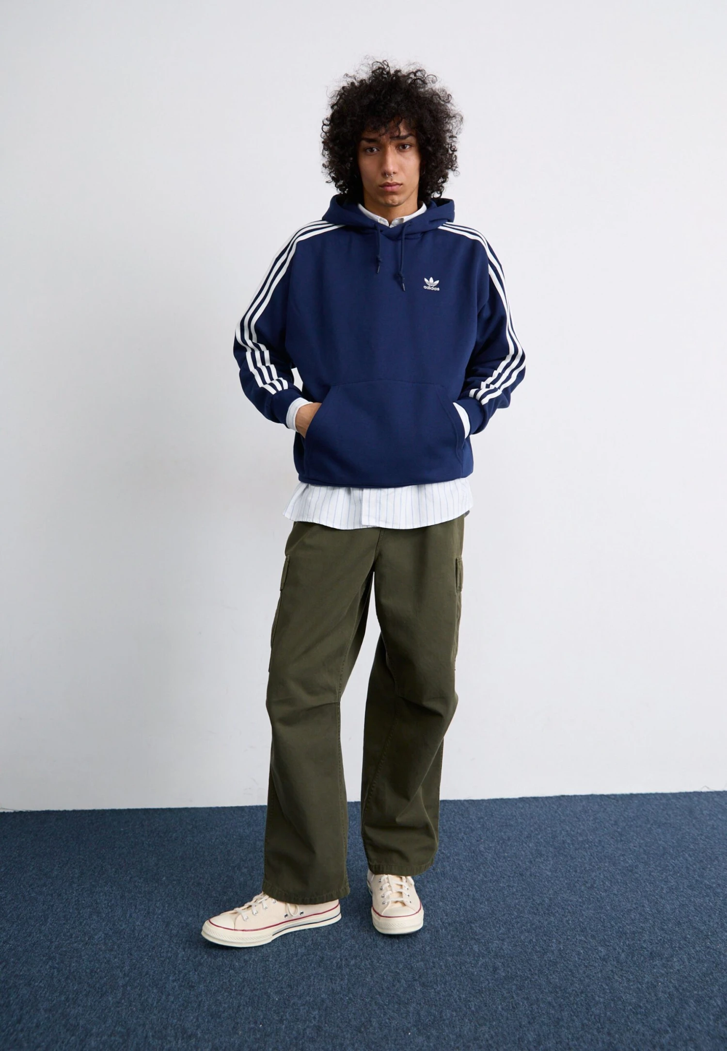 Adidas Originals Sweatshirt - Night Indigo/white 2 Adidas Originals Sweatshirt - Night Indigo/white – Image 2