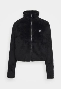 Adidas Originals Essentials Fluffy Zip - Veste D'Hiver - Black -ASOS aefb2859f8b4481c9cff0be1f910a670