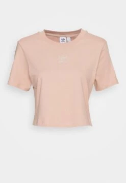 Adidas Originals Cropped Tee - T-Shirt Basique - Ash Pearl -ASOS b051444e9ce848c08c8572c873f628e1