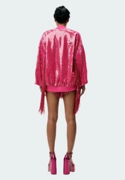 Adidas Originals Ivy Park Sequin - Blouson Bomber - Shock Pink -ASOS b100e8a623724832aaa3b2a74932781e