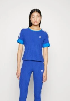 Adidas Originals Adicolor 70S Tee - T-Shirt Imprimé - Semi Lucid Blue -ASOS b3a99a89c9b442439d6dd8c665bb24e8