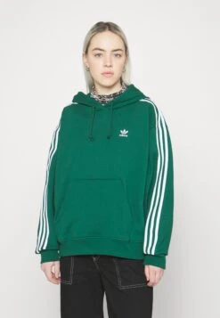 Adidas Originals Classics Oversized Hoodie - Sweatshirt - Dark Green -ASOS b3b2e9e6903648c689e7072b27fbc063