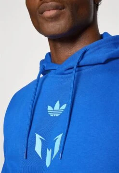 Adidas Originals MESSI HOODIE - Sweat à Capuche - Team Royal Blue -ASOS b5a893b235e6435ca9e6ee349ec8d39d