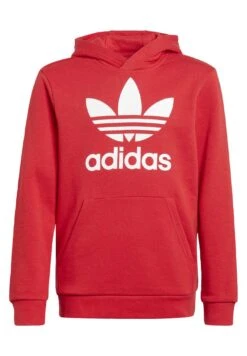 Adidas Originals Trefoil Junior Unisex - Sweat À Capuche - Better Scarlet -ASOS b5e20fec3c50443887d9e5aa9d476add