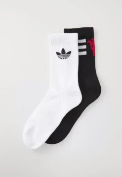 Adidas Originals MUFC - MANCHESTER UNITED 3RD SOCKS 2PP - Chaussettes De Sport - White/blackred