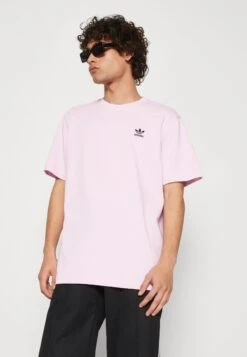 Adidas Originals Trefoil Tee Unisex - T-Shirt Imprimé - Orchid Fusion/Black -ASOS b77ccbf88ea448f787563dbe4d604e06