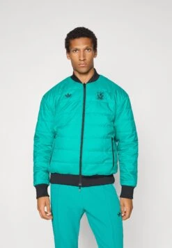 Adidas Originals LIVERPOOL FC ICON JACKET - Article De Supporter D'équipe De Club - Black/sea Green -ASOS b814d3c232a74bcfa7a27b89d8474a6f