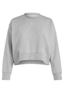 Adidas Originals Adicolor Essentials Crew - Sweatshirt - Medium Grey Heather -ASOS b8883ce771ce4461bbdb69fa3c3ead9d