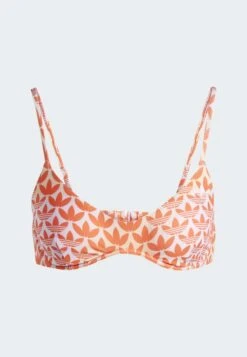 Adidas Originals Monogram - Haut De Bikini - Orchid Fusion Semi Impact Orange -ASOS ba68fe4c10934476b9cc82acf3812464