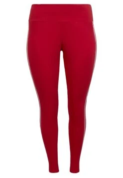 Adidas Originals 3 Stripes Tight - Legging - Better Scarlet -ASOS bab935382bcc4ed6b5097fe8ed51d612