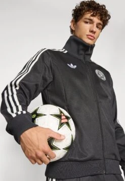 Adidas Originals GERMANY 125 ANNIVERSARY TRACKTOP - Article De Supporter D'équipe Nationale - Black -ASOS bc864651ca7f414b8e367d6784638f17